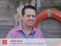 Justin Apsey, VP Brand Building: Home & Surface Care, Unilever SA - Loeries 2015
