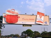 Alliance Media's steaming Sadza billboard