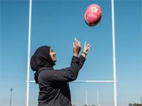 #BeautifulNews: The hijabi tackling expectations of a rugby player