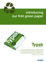 Green packaging for a green product
