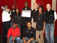 The Scan KZN team with the Best Medium Stand award.