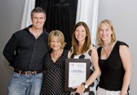 Paul Raphaely (NoMu), Justine Drake (Eat In Editor), Tracy Foulkes (NoMu) and Nici Beneke (RMB Private Bank)