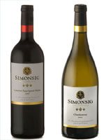 Cabernet Sauvignon Shiraz 2005 and Chardonnay 2006