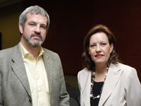 Media24 group MD Hein Brand and Media24 Magazines CEO Patricia Scholtemeyer