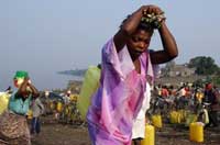 Lack of clean water is the main cause of cholera. (Image: Tiggy Ridley/IRIN)