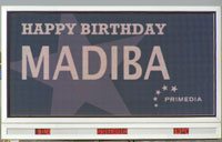 Lighting up for Madiba's birthday