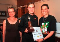 Martha Kok, Anastasia Meyer and Marisa Maccaferri.