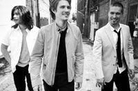 Left to right: Zac, Taylor, and Isaac Hanson (Photo courtesy Bryan Johnson)