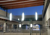 Time switches can be applied, as well as motion sensors so lights can be regulated to turn on when movement is detected.