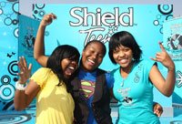 Nomusa Mthethwa (left), Zethu Dhlodhlo and Palesa Sekati – ready to win.