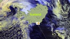 It doesn’t look that dangerous, does it… The MetOp-A satellite imagery from April 20 showed Eyjafjallajökull's ash plume as a very small, faint area (yellow arrow points to plume) of brown on Iceland's southern tip. (Image: NASA/NOAA/EUMETSAT)