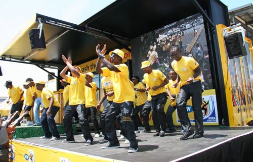 Zinto team at fan parks