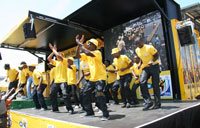 Zinto team at fan parks