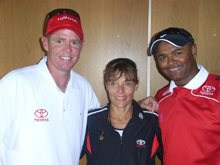 A successful day at the races for Team Toyota