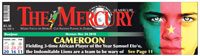 The Mercury, has given over its masthead to countries playing or staying in Durban over the World Cup.