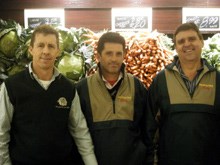 (L-R): Mike Coppin (co-founder & director), Gavin De Arela (store owner) and Brian Coppin (co-founder & managing director)