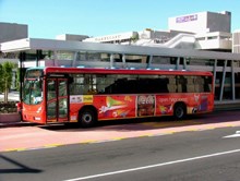 Coca-Cola IRT bus advertising in Cape Town