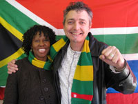 Co-founders of MAL Foundation - Boniswa Pezisa and Mike Schalit.