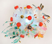 Magpie Ampoule Couture - Blom light from recycled materials.