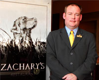 Werner Wentzel: Spending years selecting the best wines.