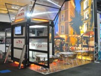 The future of exhibitions: fabric graphics and green power