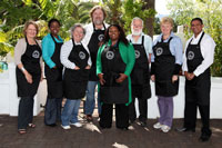 The 2010 Diners Club winemaker of the year judges (from left to right): Margaret Fry, Margaret Fundira, Carrie Adams, Neil Pendock, Nomonde Kubheka, Dave Hughes, Lynne Sherriff and Glenroy du Plessis.