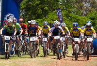 The Sub Junior start - won by Stephan Senekal No 11.