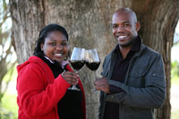 Praisy Dlamini and Howard Booysen.