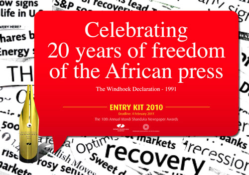 Call to enter 10th Mondi Shanduka Newspaper Awards