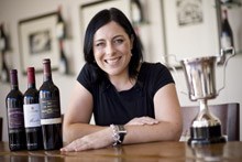 Mareli Roux, PRO for La Motte, with the latest addition to La Motte’s accolades - the Woolworths Trophy for Best Supplier.