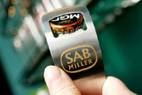 SABMiller sees lager volumes up 3%