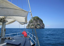 Sun yourself while 'Super' Safi creates dream dishes below deck.