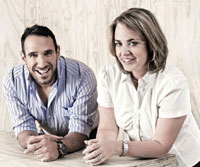 New appointed Euro RSCG ECD Jonathan Deeb and Euro RSCG CEO Lynn Madeley.