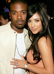 Ray J & Kim Kardashian
