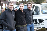 L to R: Barry Armitage, Justin Bonello (executive producer and filmmaker) and Joe Dawson.