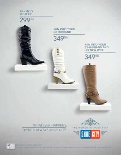 Shoe City: Ex-husband.