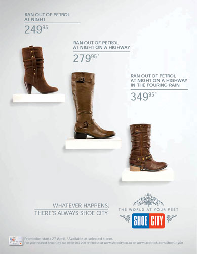 Shoe City: Petrol.