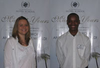 Competition winners, Dedre du Plessis (left) and Nhlanhla Msweli (right).