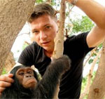 Chimp champ TV presenter writes autobiography