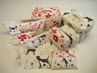 Veldt vanity cases and toiletry bags.