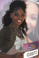 Mbali Mnisi, one of the early entrants in the Lux Miss Smooth Skin 2011
