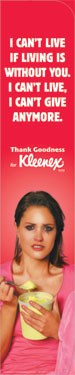 34Woman shows why you should thank goodness for Kleenex