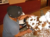 All images by Laurette van Zyl, Bonita Aita - courtesy of the Khumbulani Craft website (annual report) - .