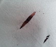 Holey towels - a no no.