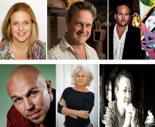 Top Row (left to right): Caroline Duck; Christopher Hurst; Drikus Volschenk Bottom Row (left to right): Justin Strydom; Zollie Markey; Libe Ferreira