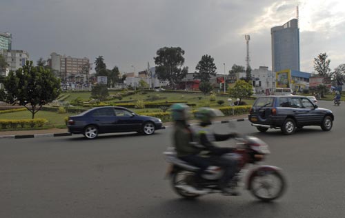 Downtown Kigali, Rwanda. Pic: Anton Crone.