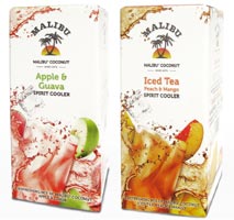 New bag-in-a-box cocktails from Malibu