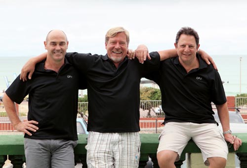 L-R: Paul Newman, Gary Leih and Jono Shubitz.