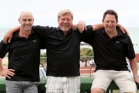 L-R: Paul Newman, Gary Leih and Jono Shubitz.