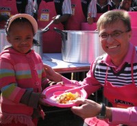 Game celebrates the donation of 100th Amalunchbox kitchen